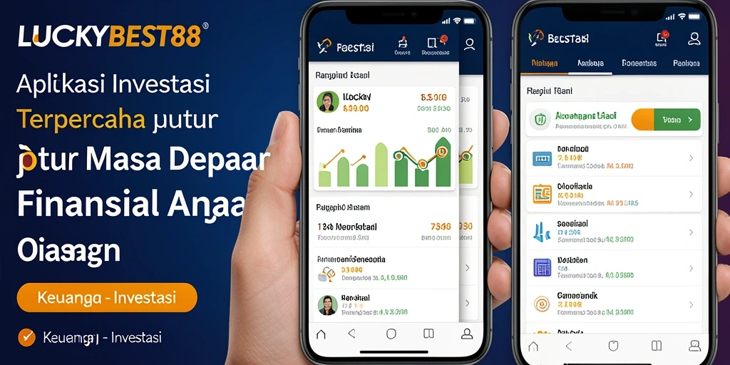 Tampilan antarmuka LUCKYBEST88 yang menarik dan informatif untuk investasi.