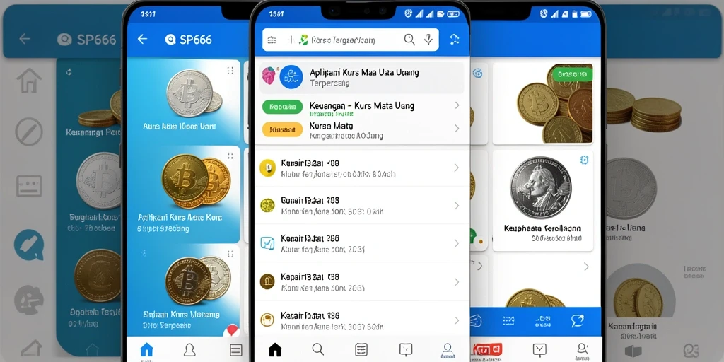 Antarmuka SP666 yang intuitif untuk memantau kurs mata uang.