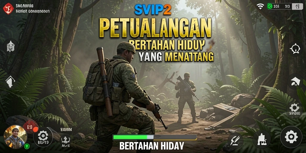 Tampilan menawan dari antarmuka permainan SVIP2.