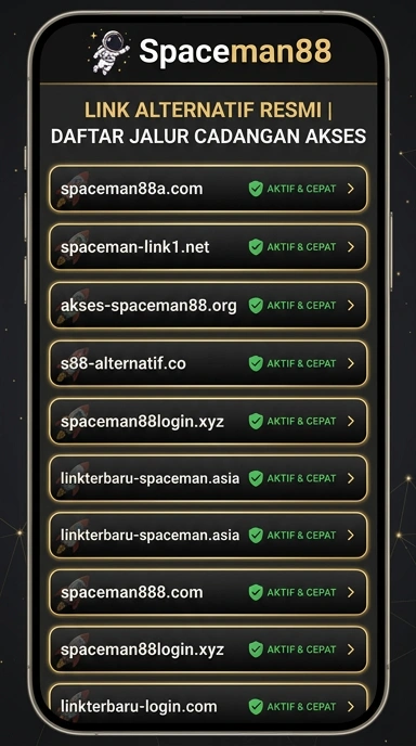 Tampilan link alternatif spaceman88